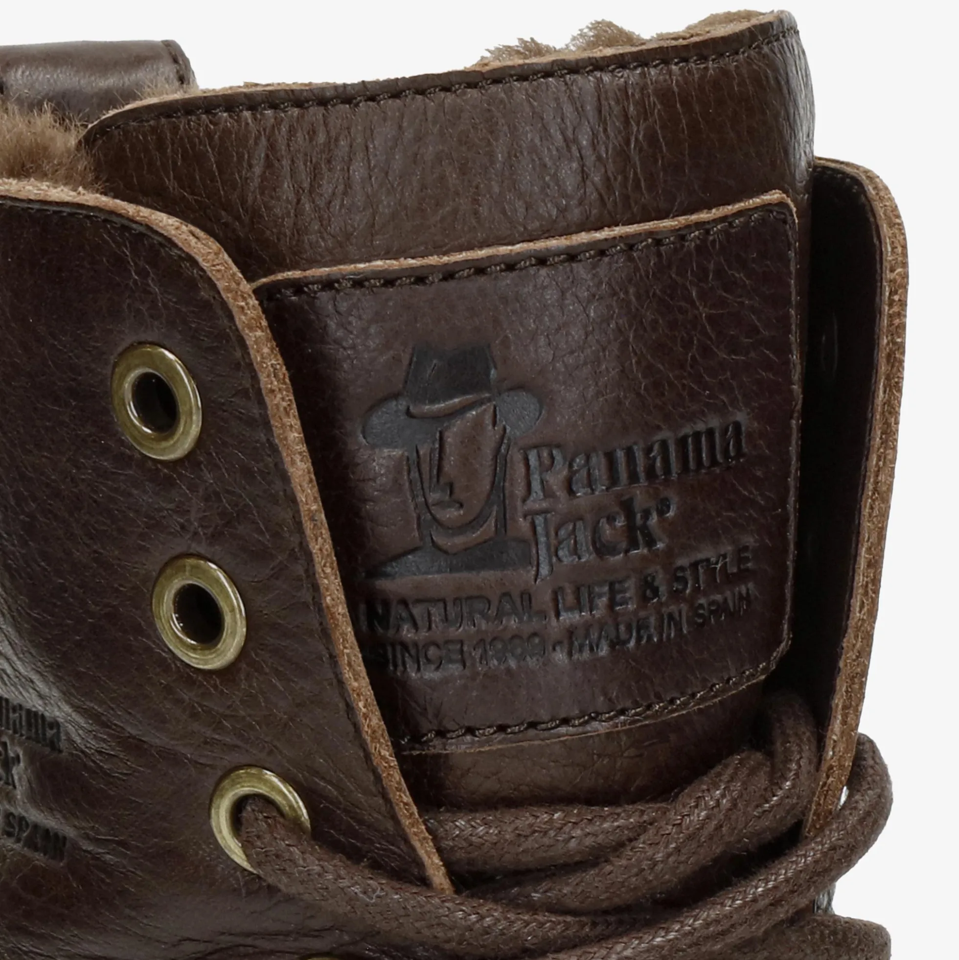 Padma Botas de piel con forro interior de pelo.