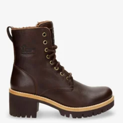 Padma Botas de piel con forro interior de pelo.