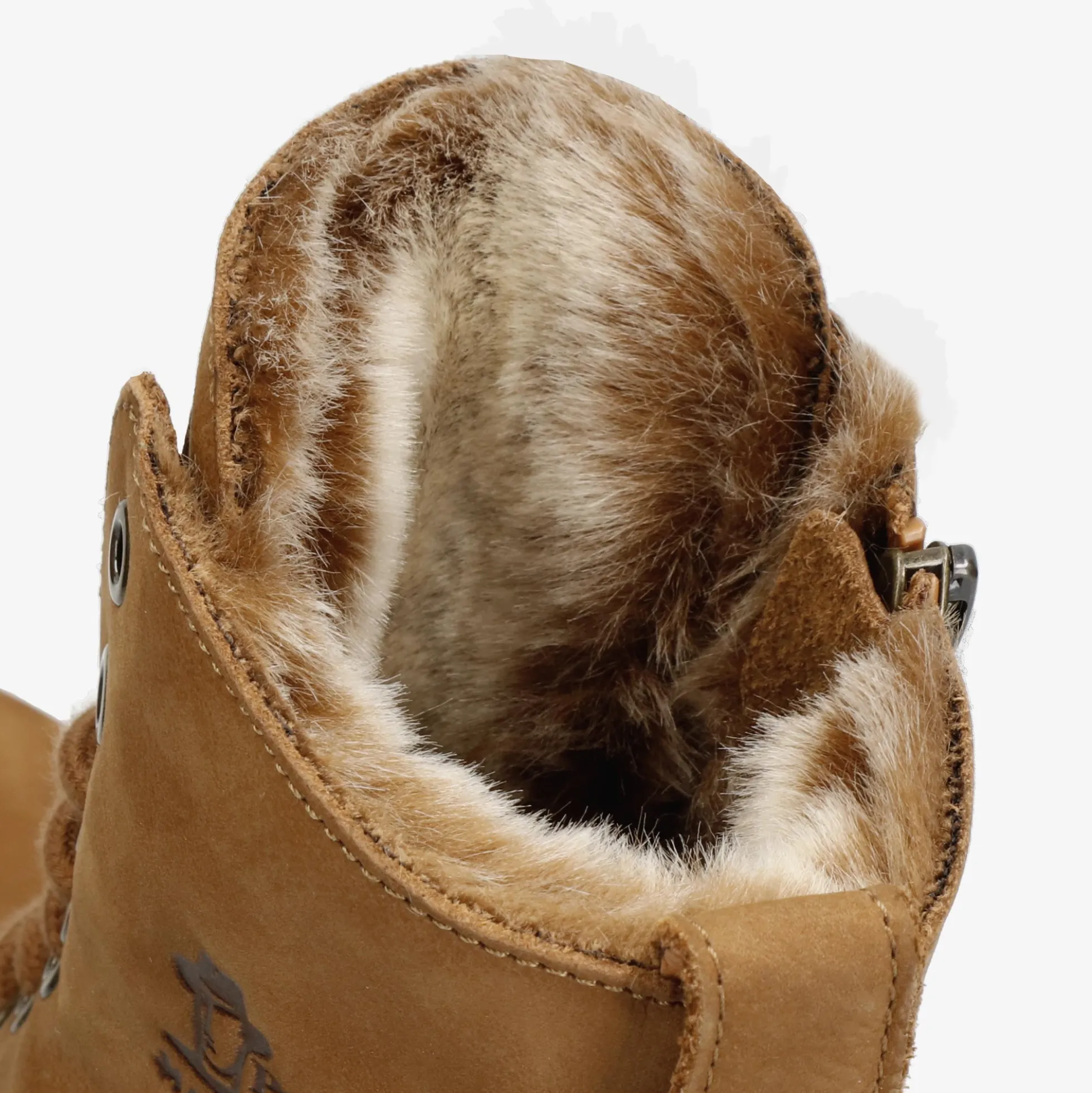 Padma Botas de piel con forro interior de pelo.