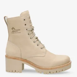 Padma Botas de piel con forro interior de pelo.