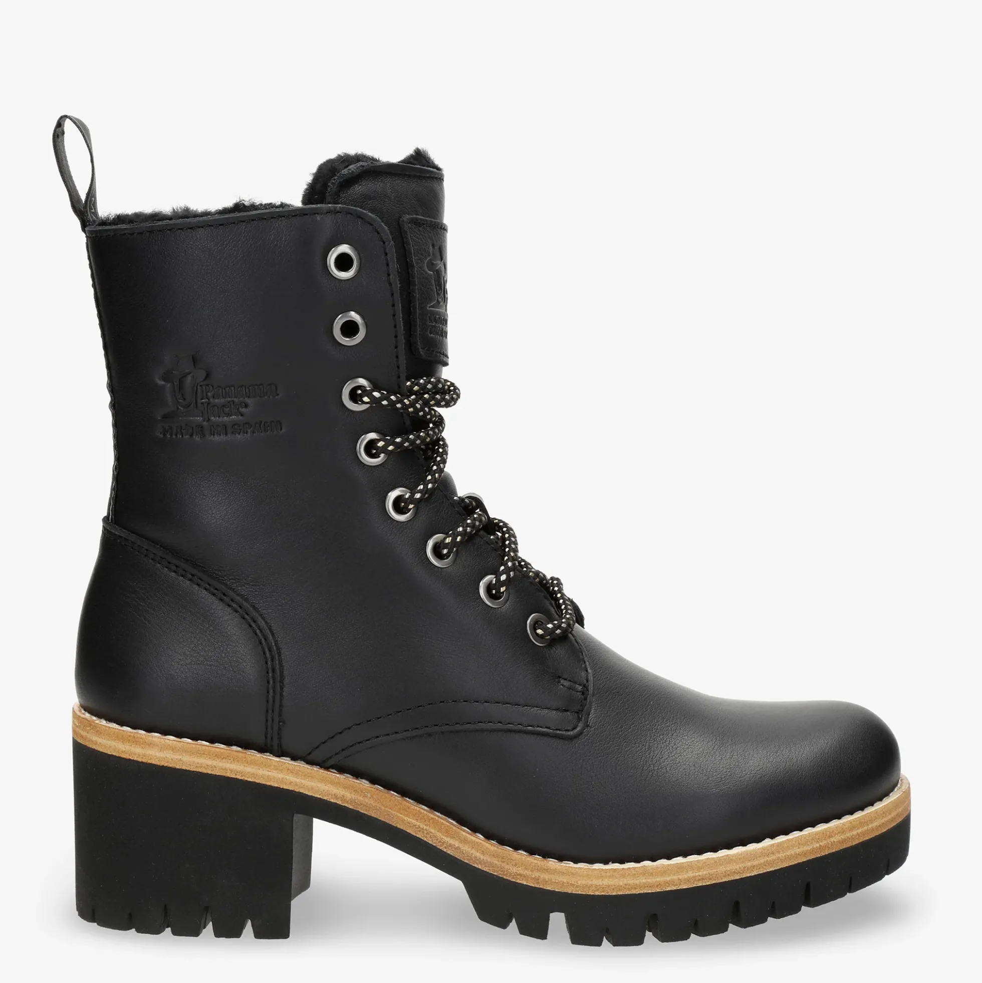Padma Igloo Botas de piel con forro interior de pelo natural.
