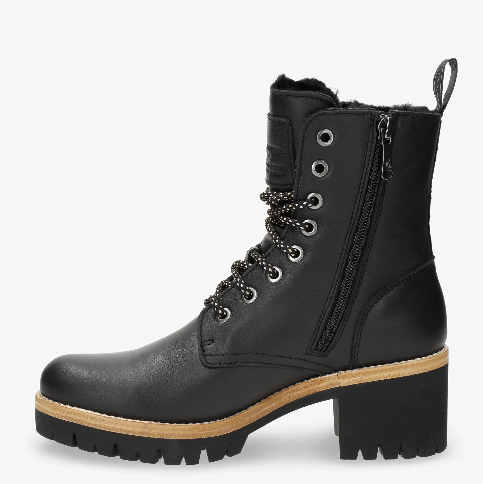 Padma Igloo Botas de piel con forro interior de pelo natural.
