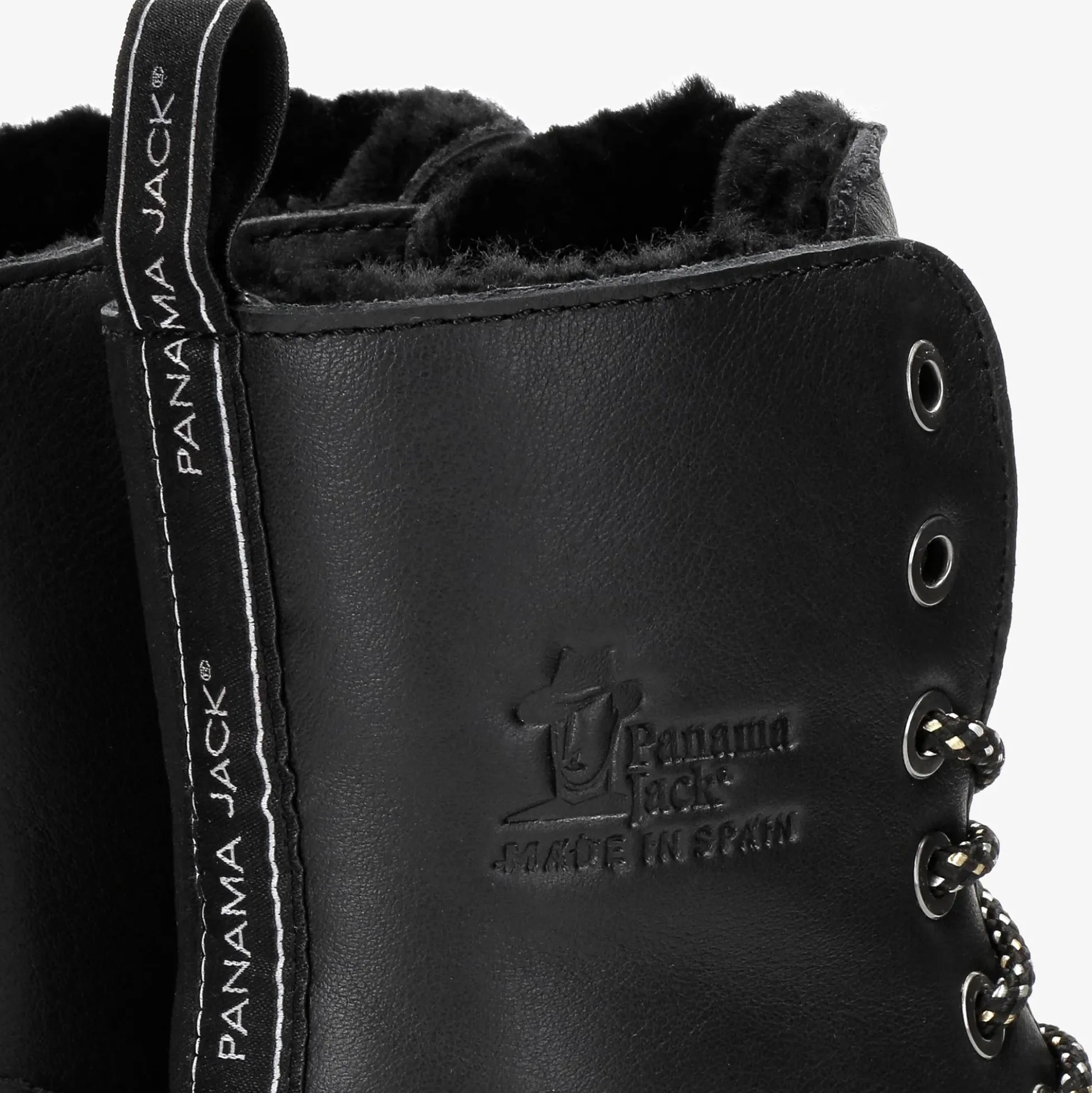Padma Igloo Botas de piel con forro interior de pelo natural.