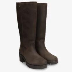 Padua Botas de piel con forro interior de pelo.