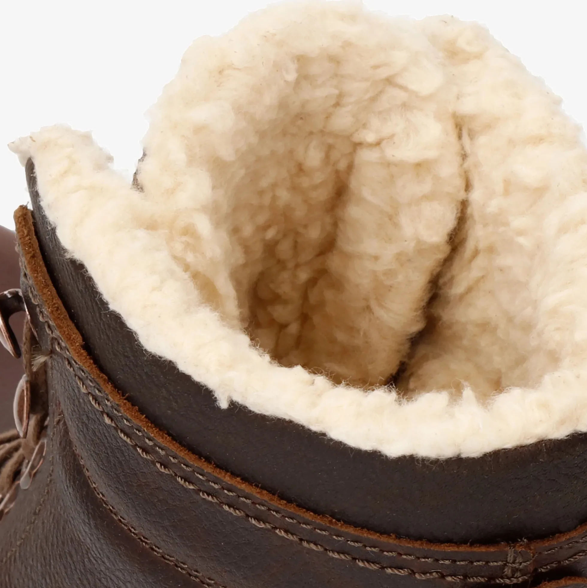 P03 Aviator Botas de piel con forro interior de algodón.