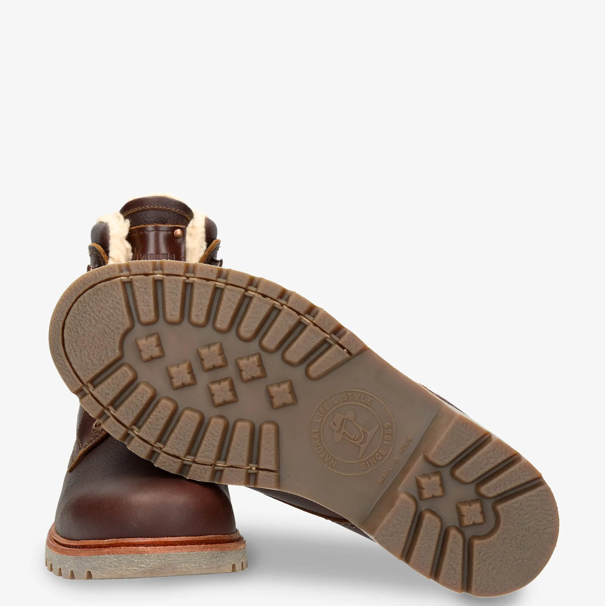 P03 Aviator Botas de piel con forro interior de algodón.