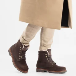 P03 Aviator Botas de piel con forro interior de algodón.