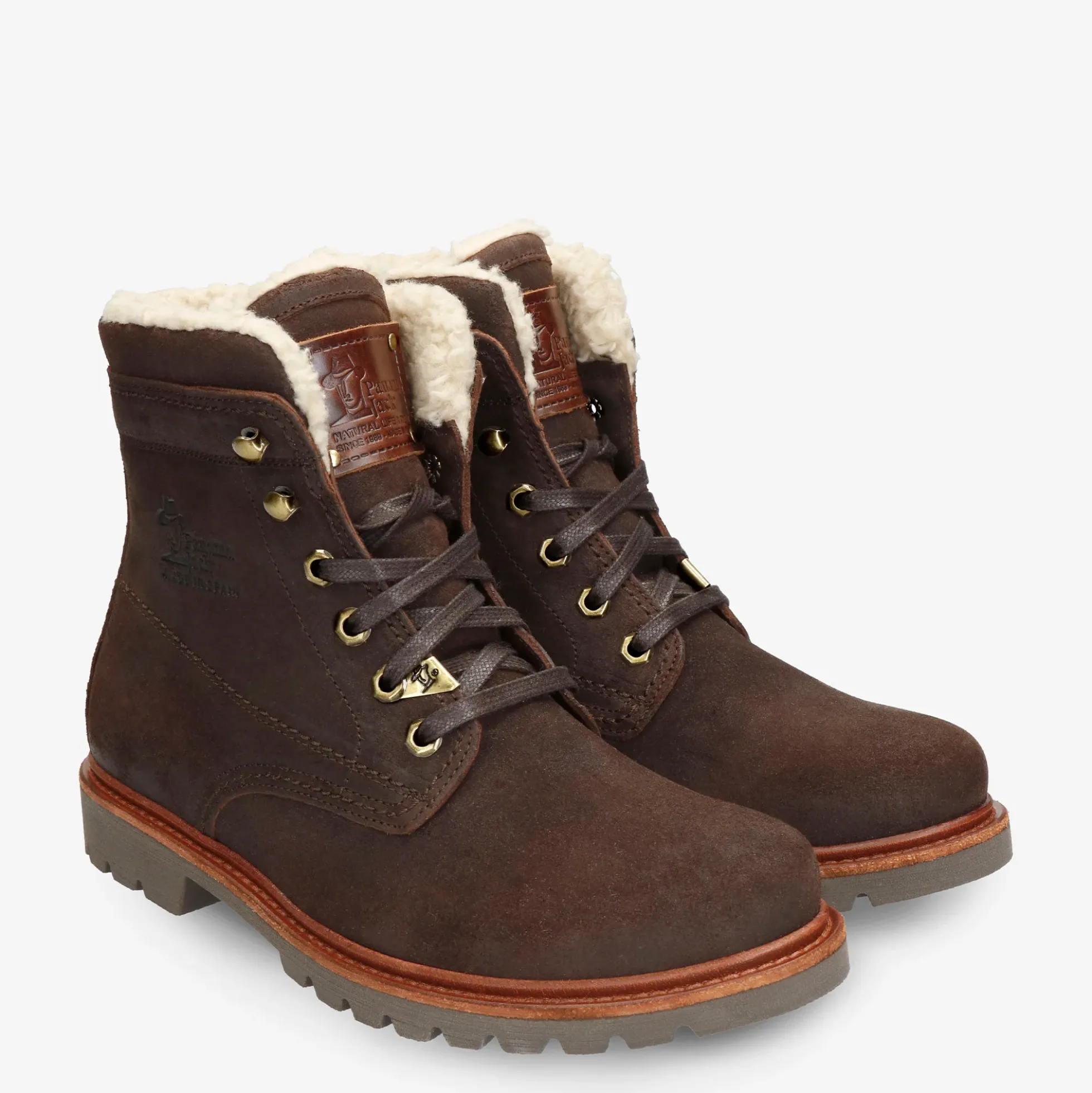 P03 Aviator Botas de piel con forro interior de algodón.