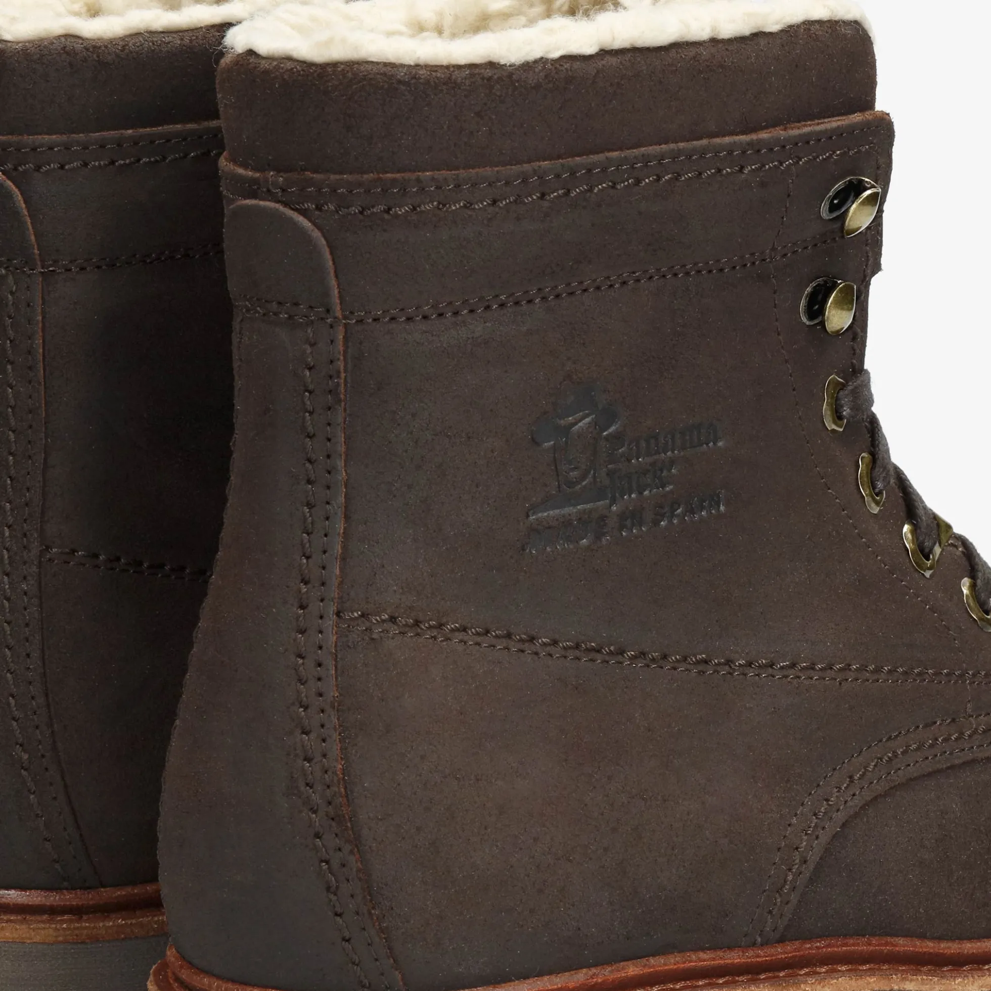 P03 Aviator Botas de piel con forro interior de algodón.