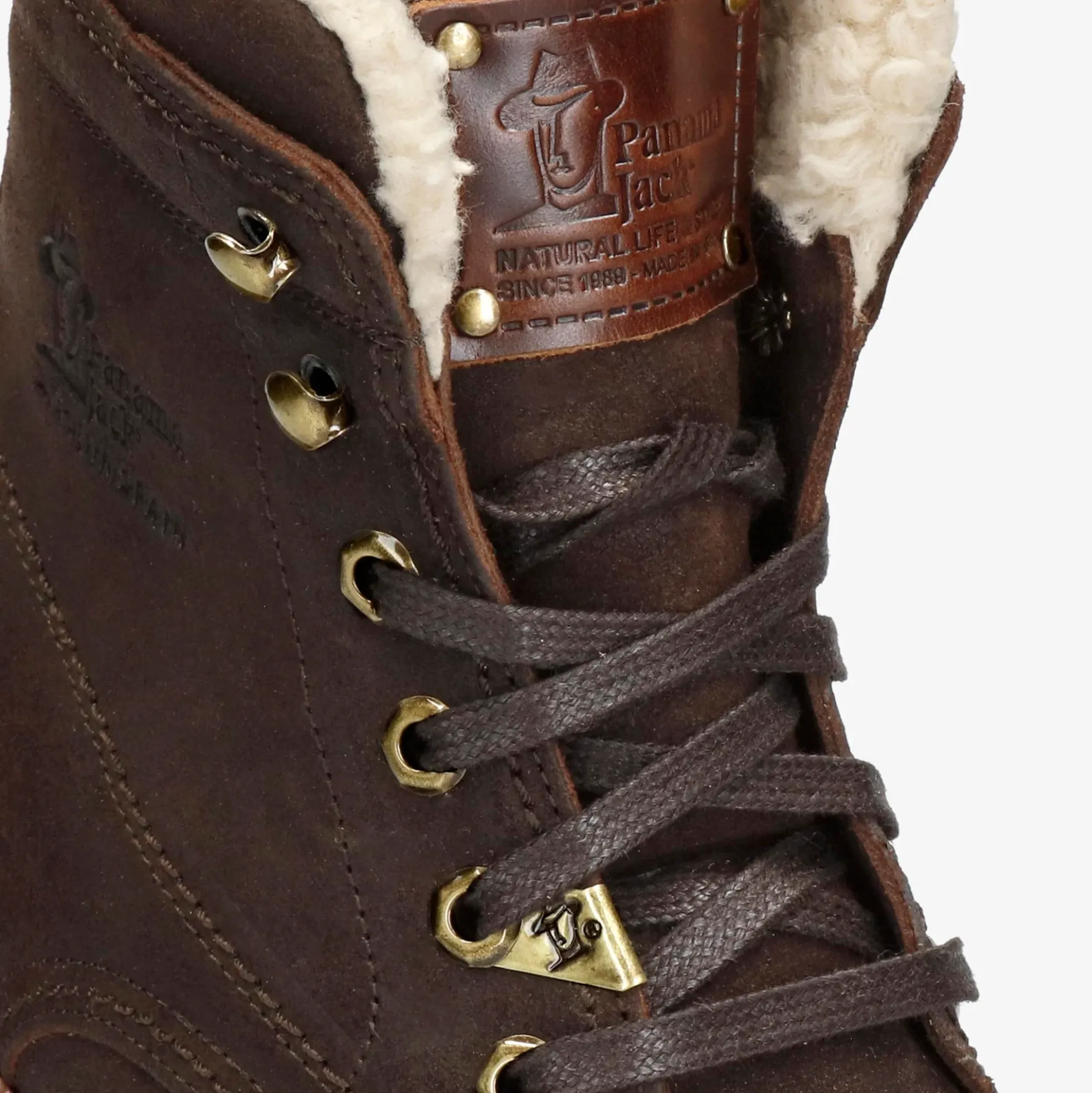 P03 Aviator Botas de piel con forro interior de algodón.