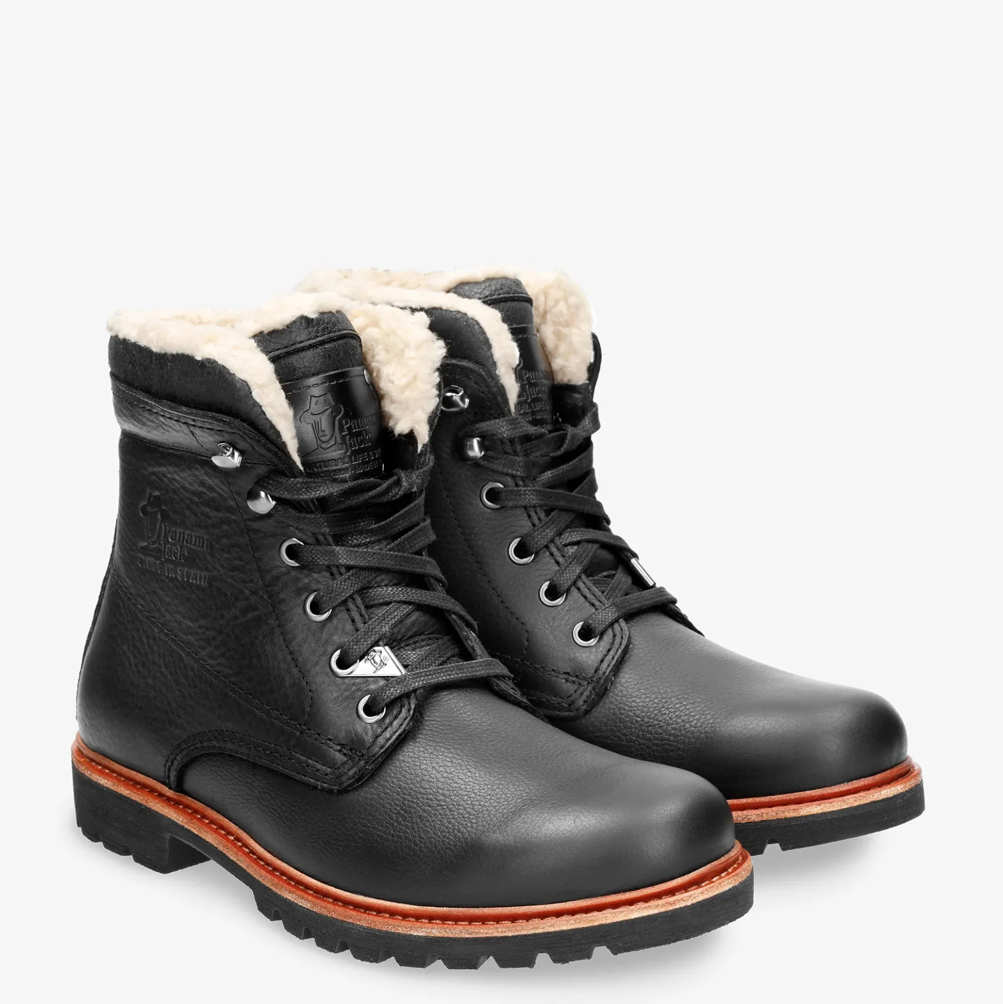 P03 Aviator Botas de piel con forro interior de algodón.