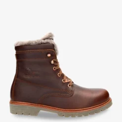 P03 Aviator Igloo Botas de piel con forro interior de pelo natural.