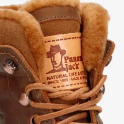 P03 Aviator Igloo Botas de piel con forro interior de pelo natural.