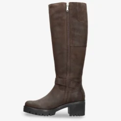 Phaedra Botas de piel con forro interior de pelo.
