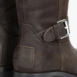 Phaedra Botas de piel con forro interior de pelo.