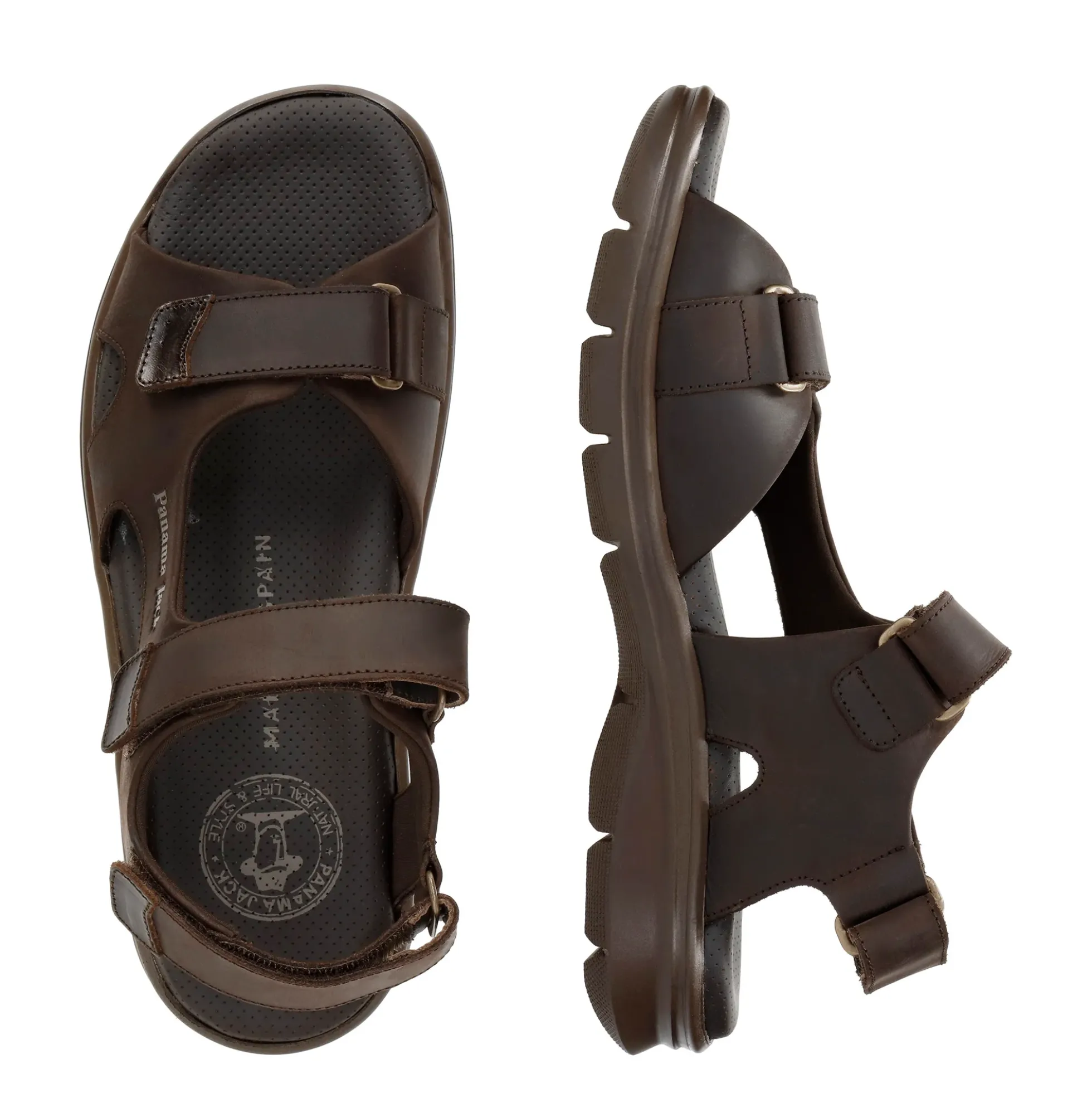 Roman Sandalias de piel con forro interior de lycra.