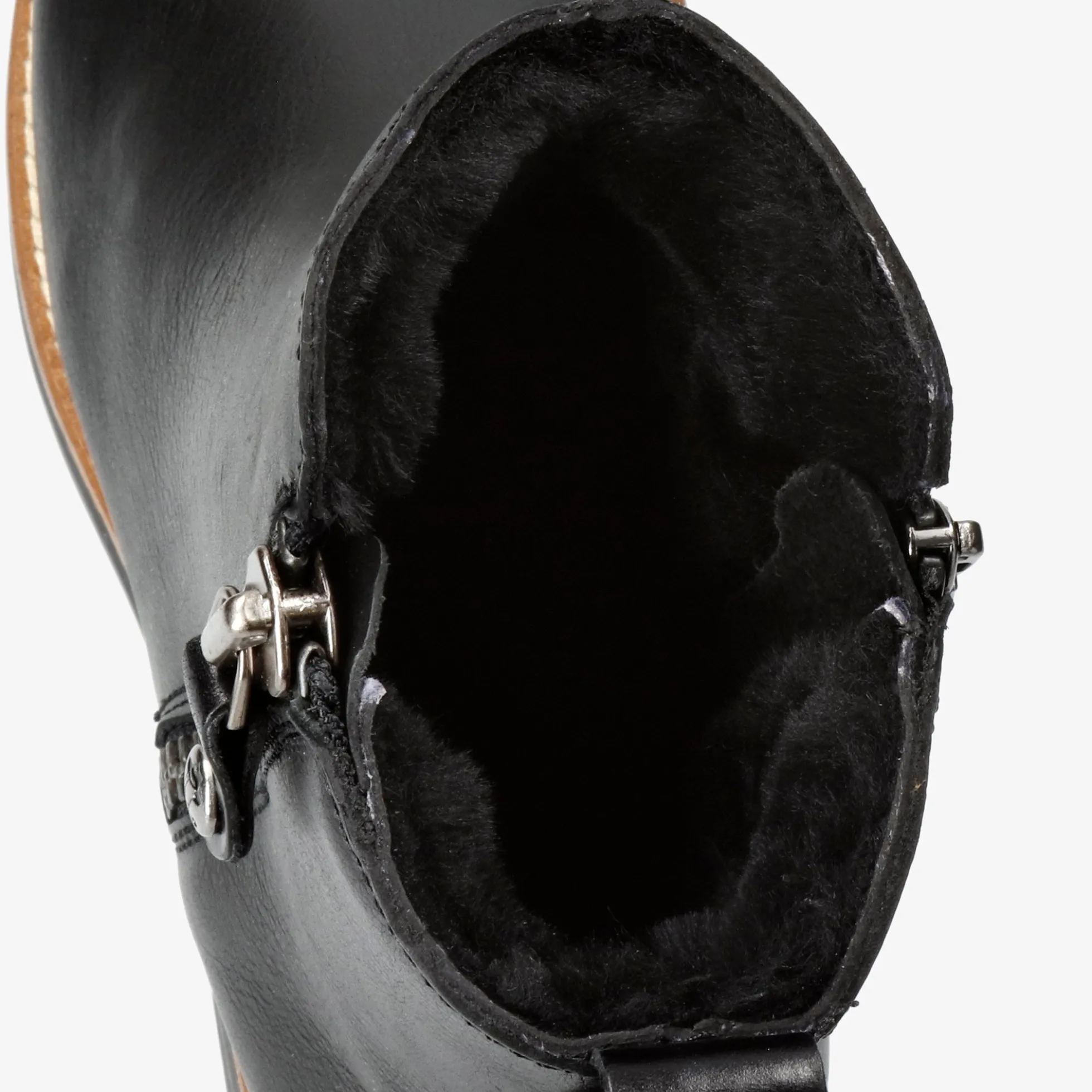 Rym Igloo Botas de piel con forro interior de pelo natural.