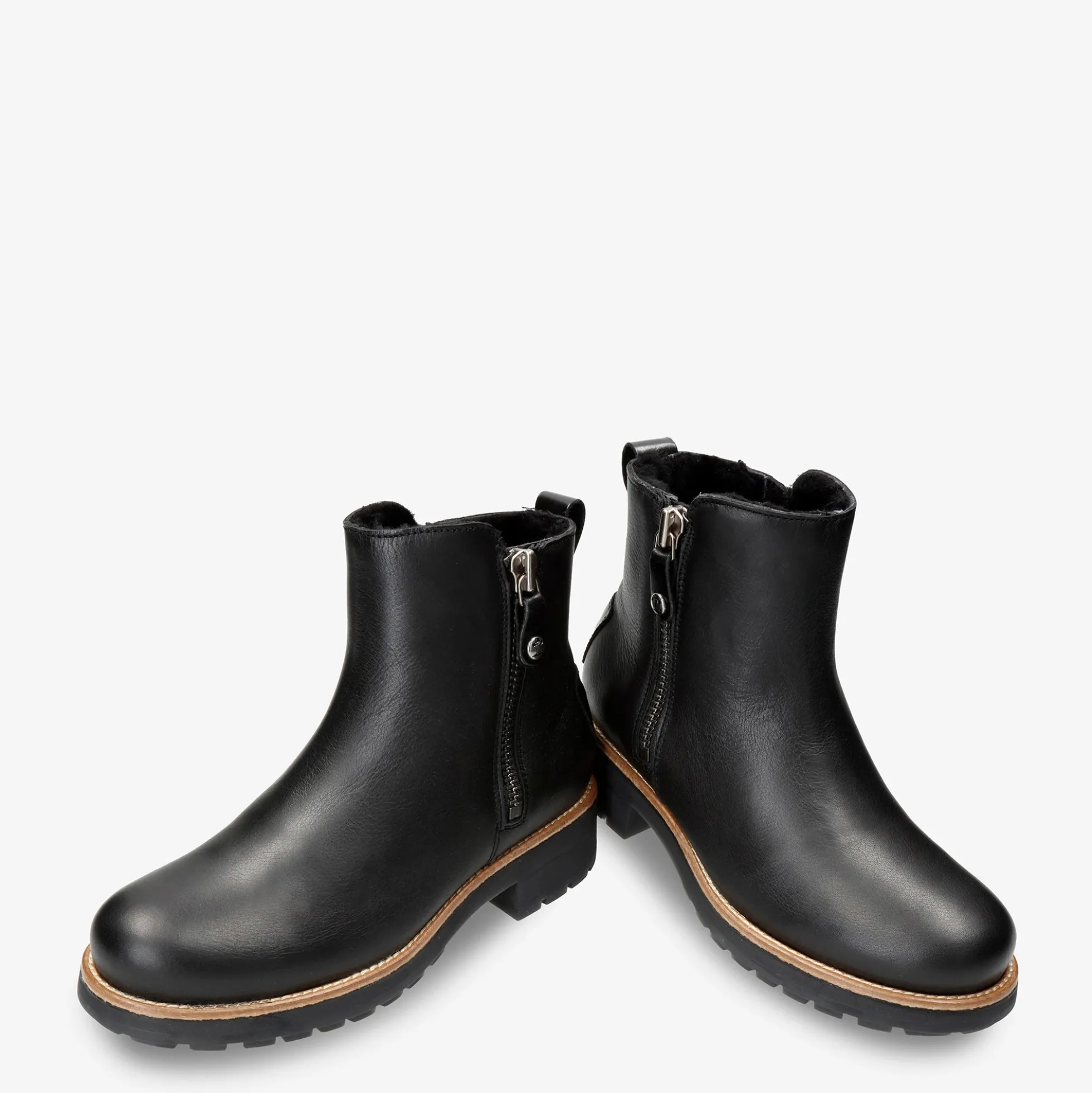 Rym Igloo Botas de piel con forro interior de pelo natural.