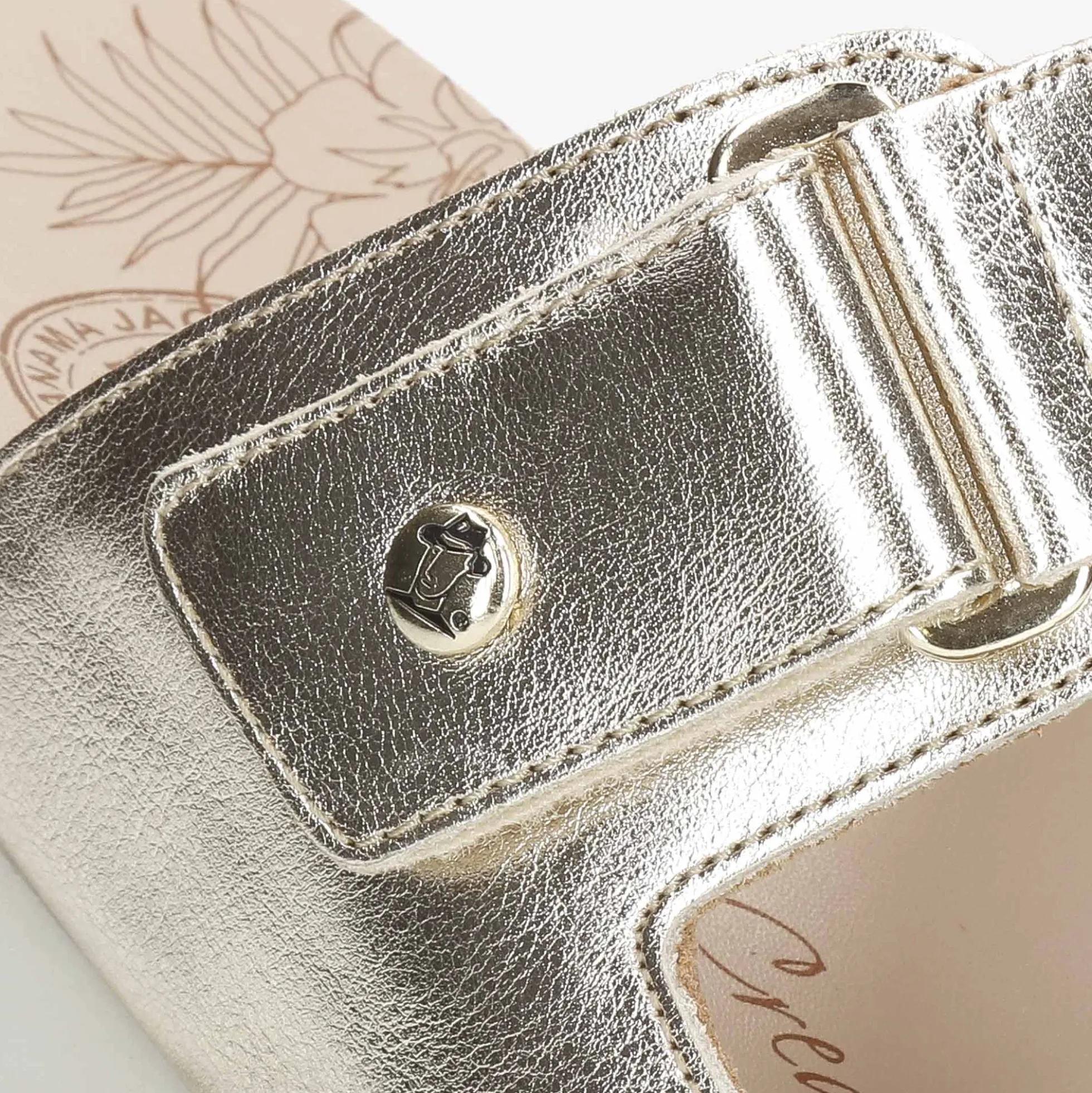 Sade Shine Sandalias de piel con forro interior de piel.