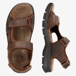 Salton Basics Sandalias de piel con forro interior de lycra.