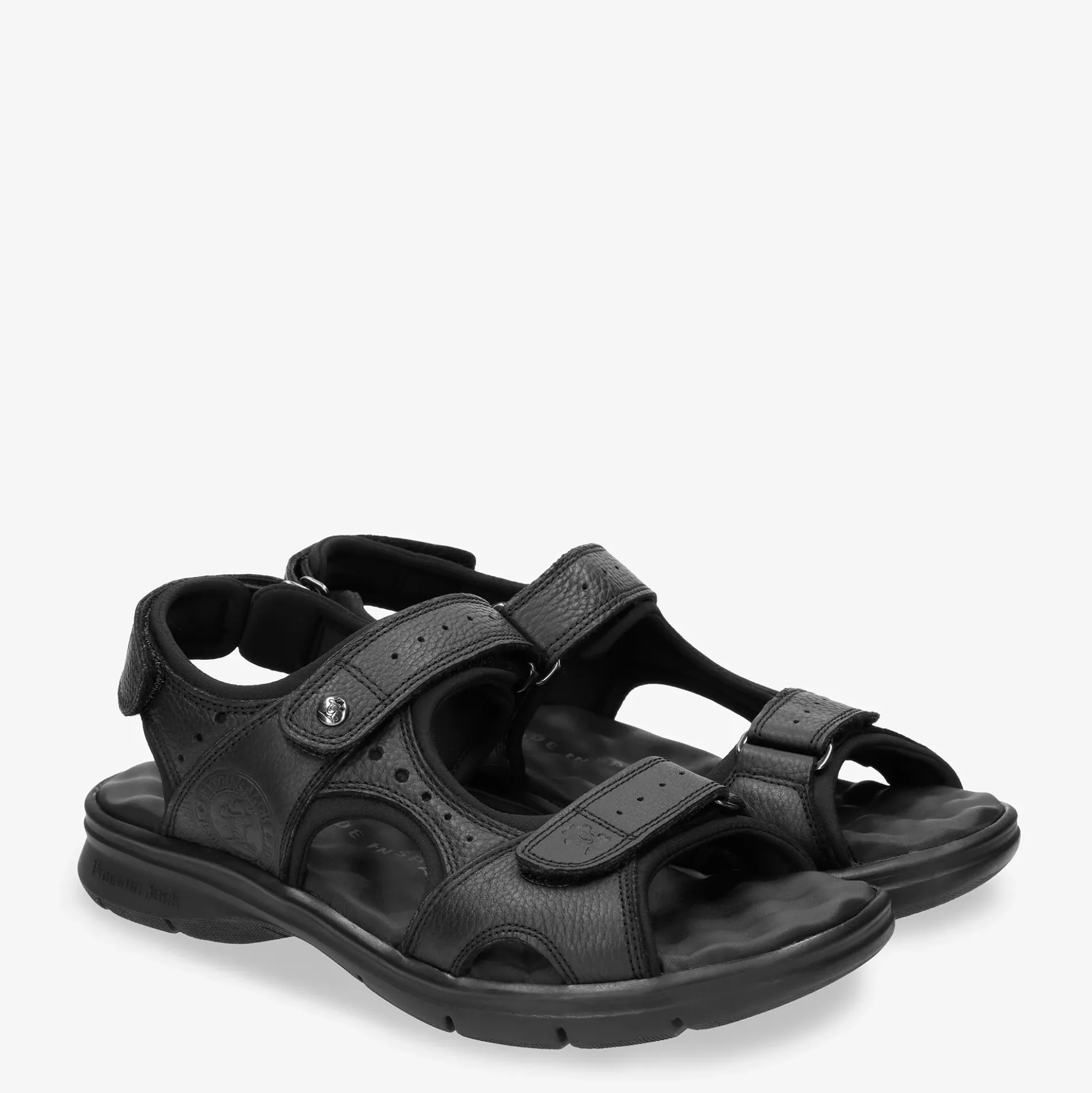 Salton Sandalias de piel con forro interior de lycra.