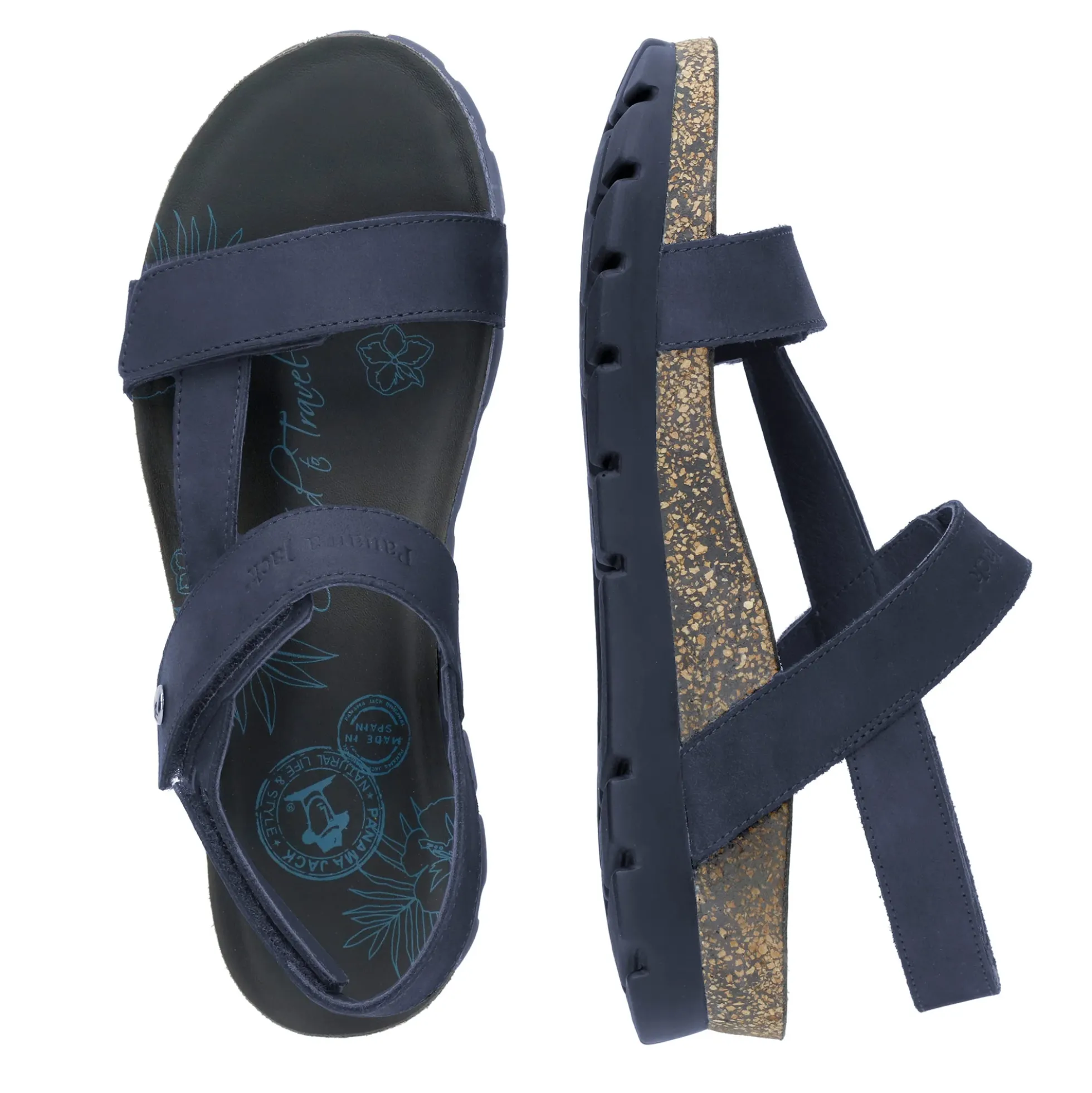Selma Basics Sandalias de piel con forro interior de piel.