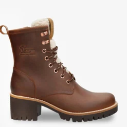 Tibi Botas de piel con forro interior de pelo.