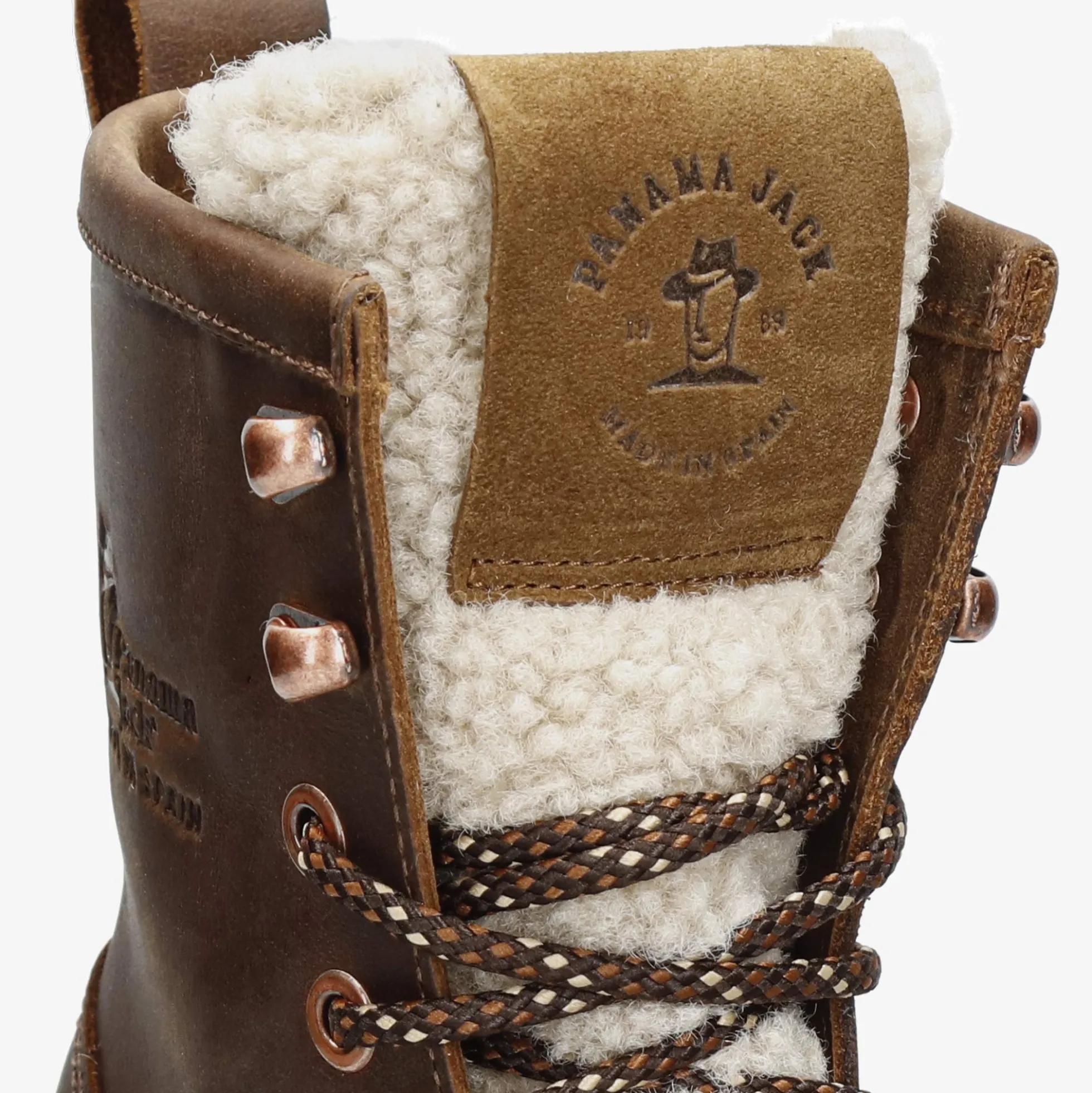 Tibi Botas de piel con forro interior de pelo.