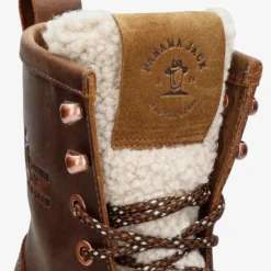 Tibi Botas de piel con forro interior de pelo.