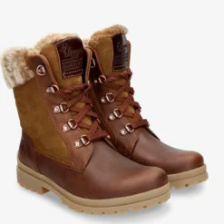 Tuscani Botas de piel con forro interior de pelo.