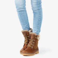 Tuscani Botas de piel con forro interior de pelo.