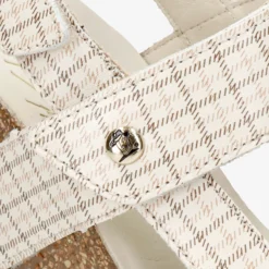 Vilma Plaid Sandalias de piel con forro interior de piel.